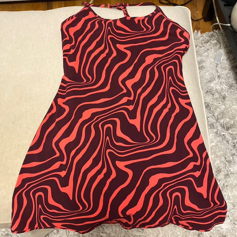 EUC OV Exercise Dress Poppy Swirl